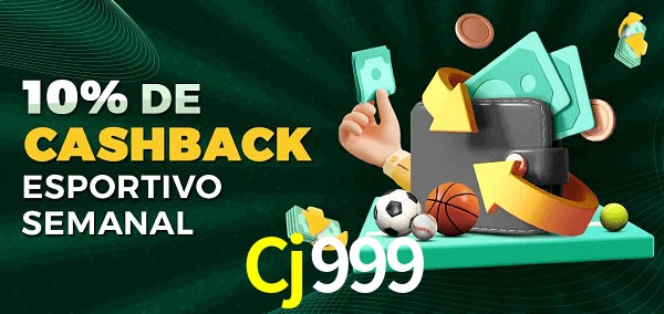 10% de bônus de cashback na Cj999